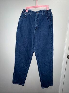 Lee Women's Relaxed Fit Dark Blue Jeans